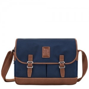 Longchamp Boxford L τσάντεσ χιαστί ανδρικα μπλε | SN-LCMP49092