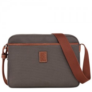Longchamp Boxford M Camera τσάντεσ χιαστί ανδρικα καφε | SN-LCMP49090