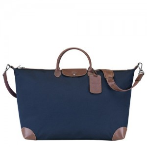 Longchamp Boxford M τσάντες ταξιδιού ανδρικα μπλε | SN-LCMP49329