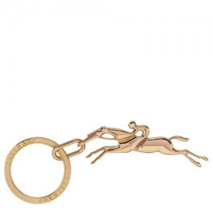 Longchamp Cavalier Μπρελόκ ανδρικα χρυσο χρωμα | SN-LCMP49295
