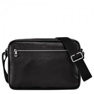Longchamp Le Foulonné M Camera τσάντεσ χιαστί ανδρικα μαυρα | SN-LCMP49102