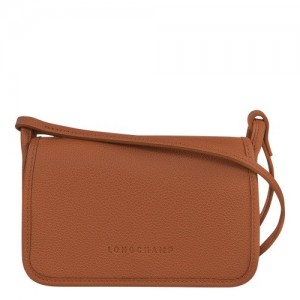 Longchamp Le Foulonné On Chain τσάντεσ χιαστί γυναικεια καφε | SN-LCMP47845