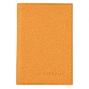 Longchamp Le Foulonné Passport Cover Αξεσουαρ ανδρικα βερίκοκο | SN-LCMP49420
