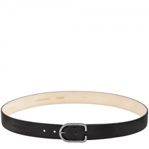 Longchamp Le Foulonné ζωνη ανδρικα μαυρα | SN-LCMP49446