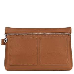 Longchamp Le Foulonné τσάντες περιποίησης ανδρικα καφε | SN-LCMP49393