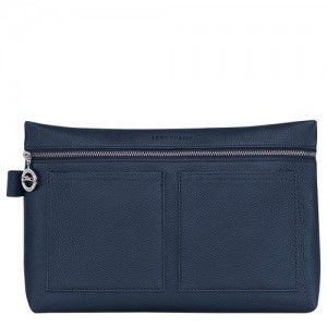 Longchamp Le Foulonné τσάντες περιποίησης ανδρικα σκουρο μπλε | SN-LCMP49394