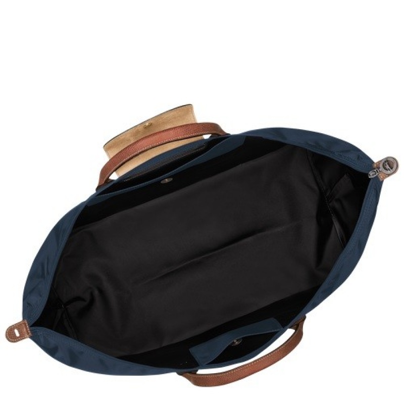 Longchamp Le Pliage Original M τσάντες ταξιδιού ανδρικα σκουρο μπλε | SN-LCMP49334